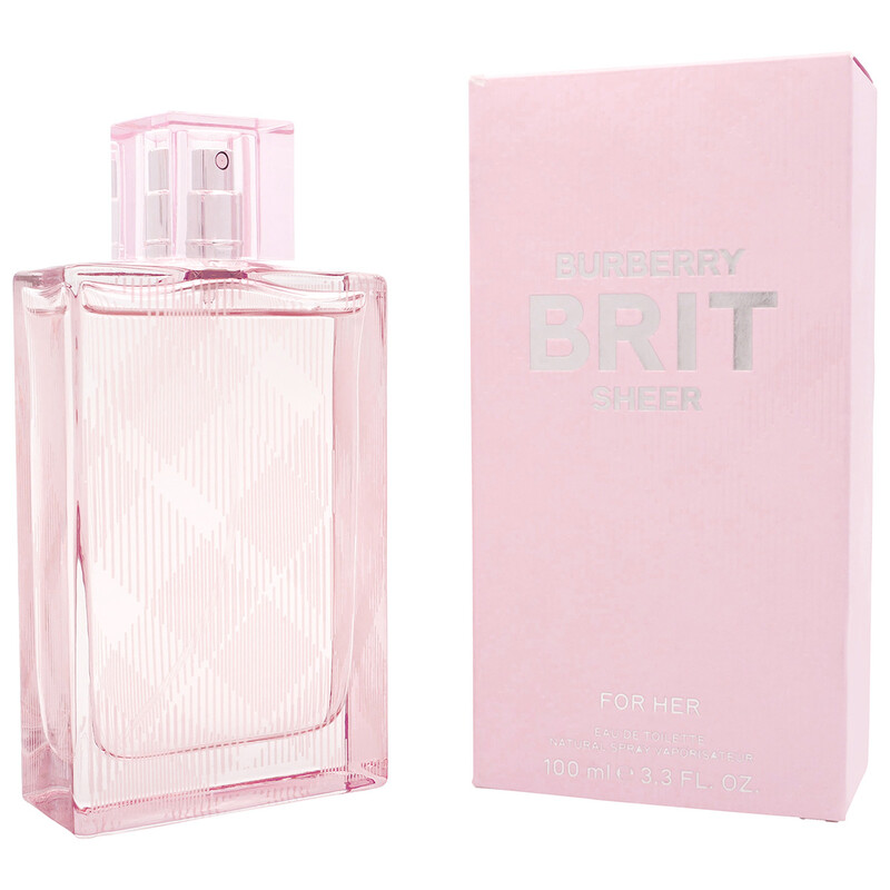 Burberry Brit Sheer / Burberry EDT Spray 3.3 oz (100 ml) (w