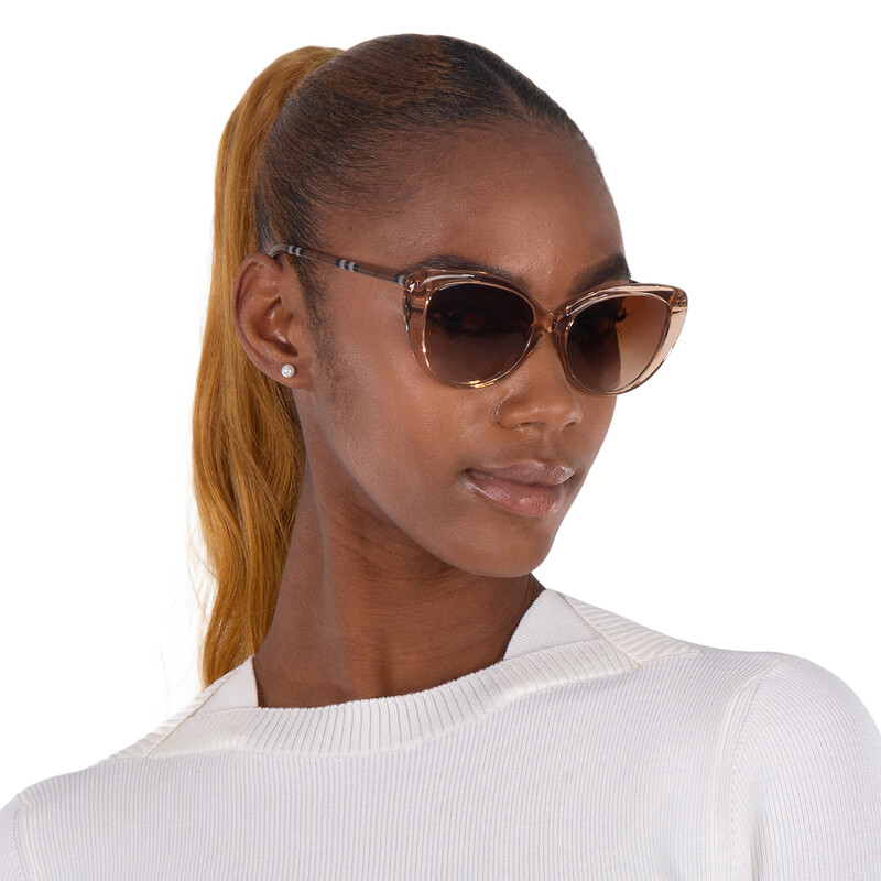 Burberry Brown Gradient Cat Eye Ladies Sunglasses BE4407  display picture 1