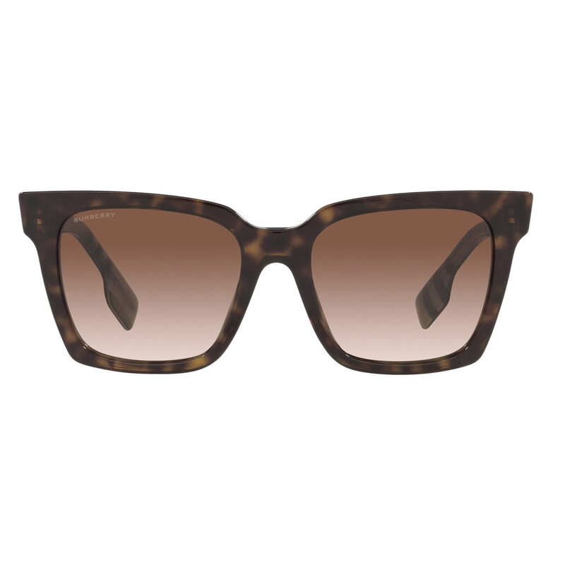 Burberry Brown Gradient Square Ladies Sunglasses BE4335 393013 53