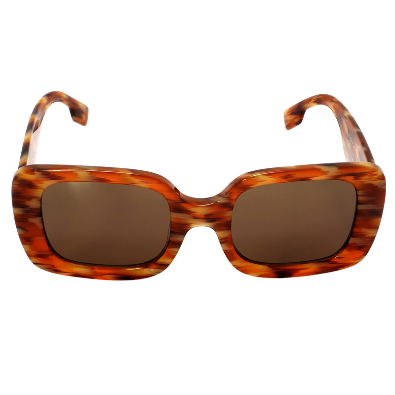 Burberry Brown Square Ladies Sunglasses BE4327F 391573 53