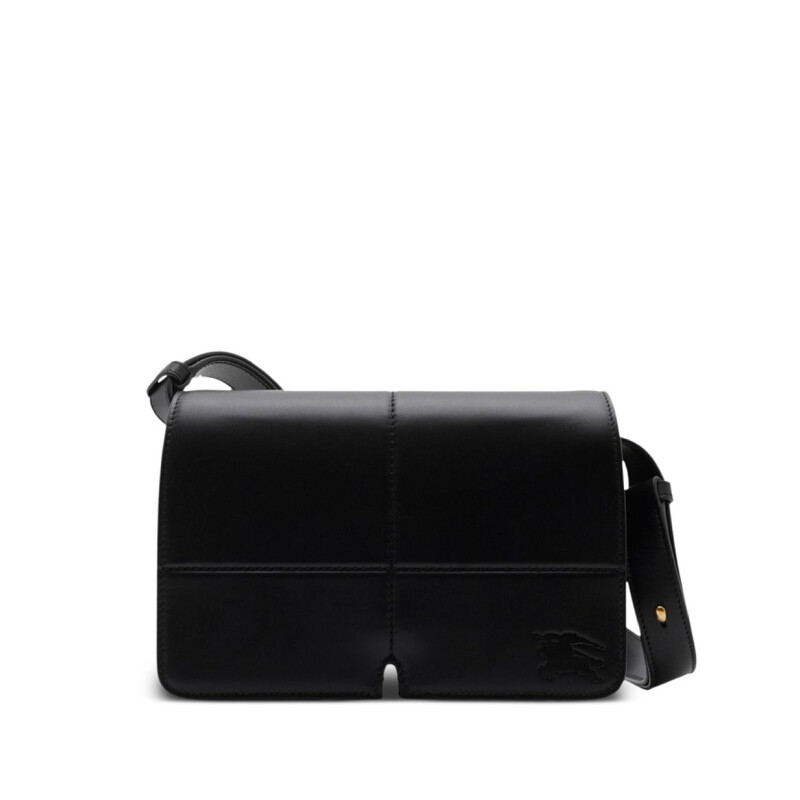 Burberry Calf Leather Equestrian Knight Snip Shoulder Bag 8088916