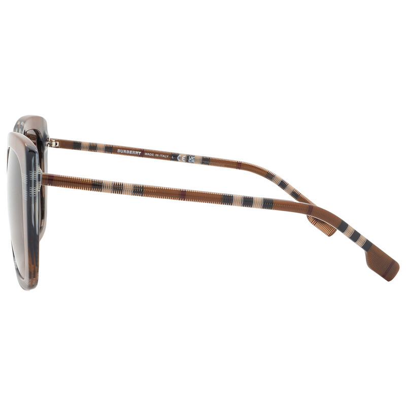 Burberry Caroll Gradient Brown Square Ladies Sunglasses BE4323