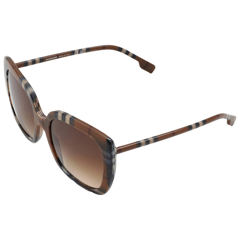 Burberry Caroll Gradient Brown Square Ladies Sunglasses BE4323
