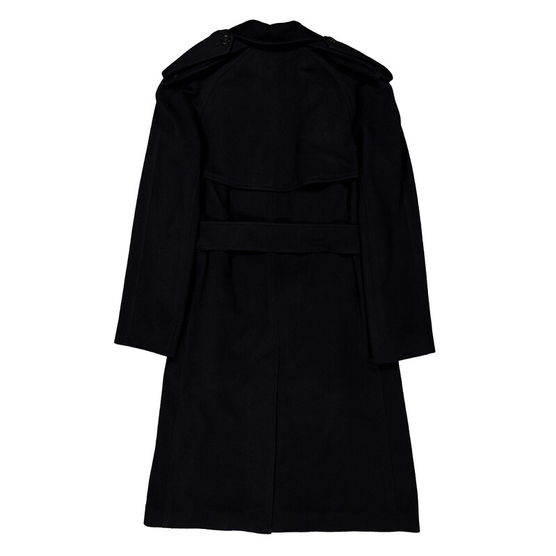 Burberry Cashmere Wrap Belted Trench Coat, Brand Size 4 ( US Size