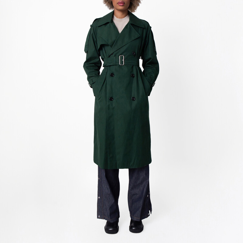 Burberry Castleford Double-Breasted Trench Coat, Brand Size 6 ( US