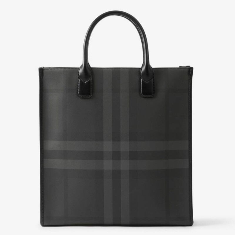 Burberry Charcoal Men's Denny Slim Shopper Bag 8062951