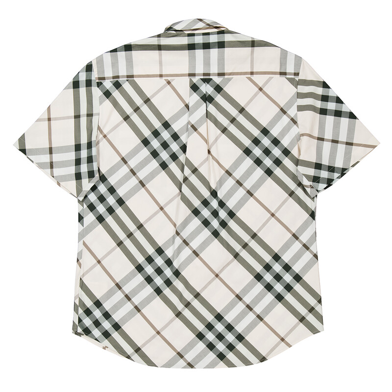 Burberry Check Cotton Shirt, Size Small 8087325 - Clothing - Jomashop