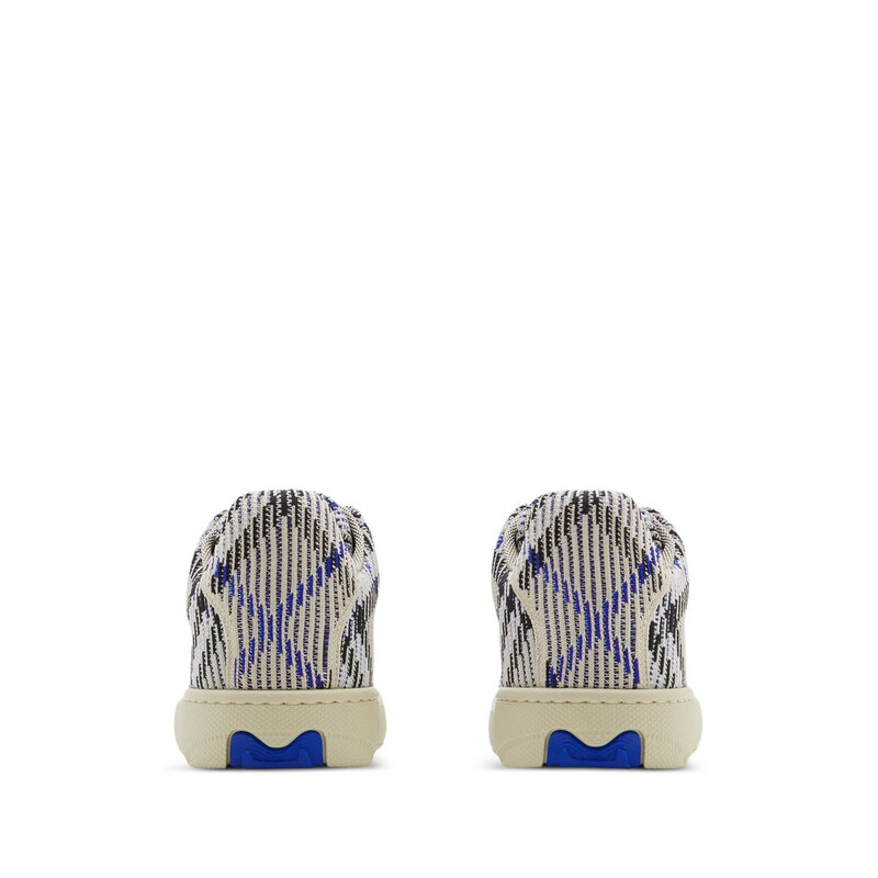 Burberry Check Knit Box Low-Top Sneakers, Brand Size 36 ( US Size