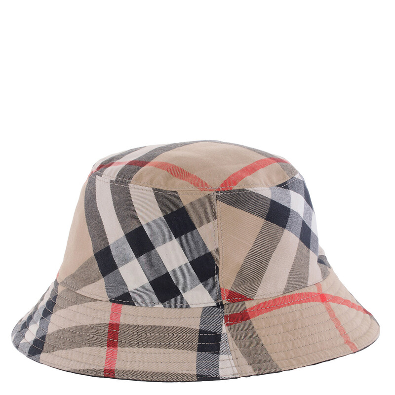 Burberry Check Reversible Bucket Hat, Size Small 8083528 - Jomashop