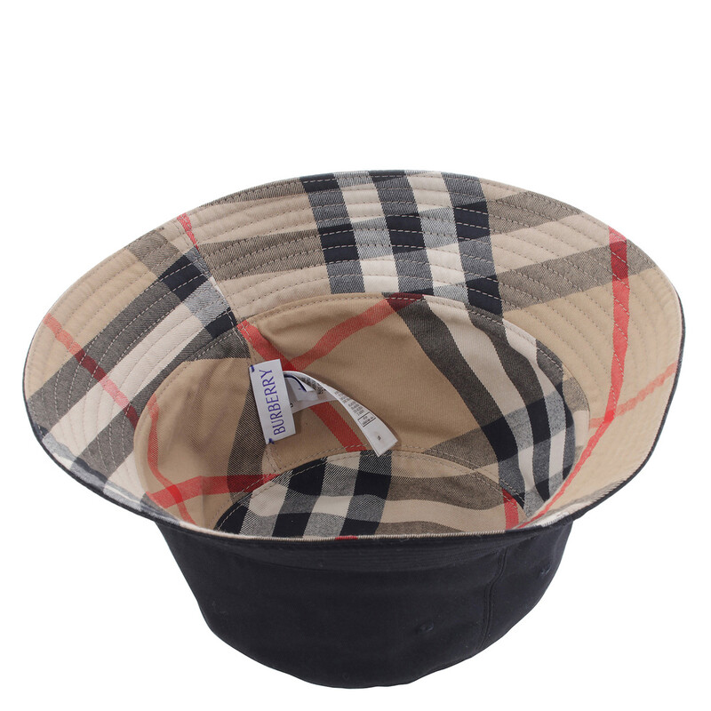 Burberry Check Reversible Bucket Hat, Size Small 8083528 - Jomashop