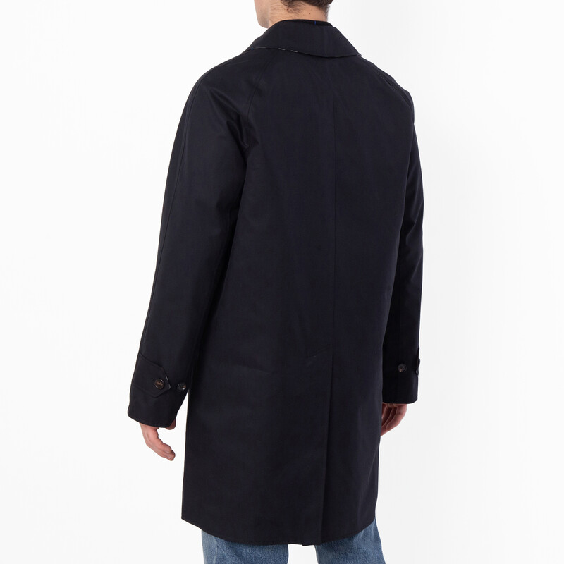 Burberry Check Reversible Gabardine Car Coat, Brand Size 54 ( US