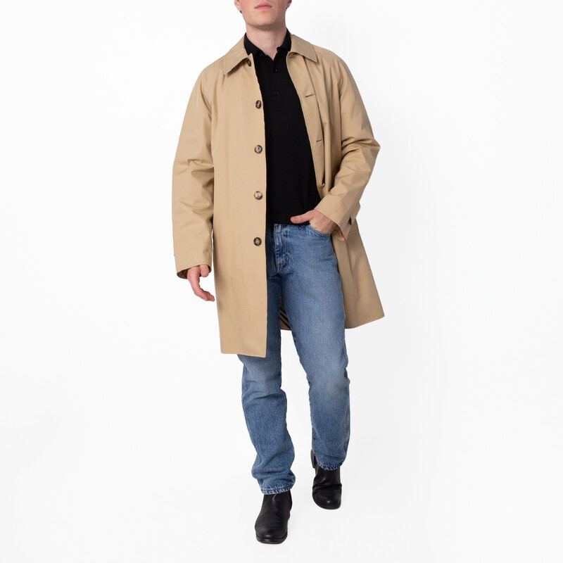 Burberry ベージュ トレンチコート　サイズ48 XL Burberry Check Reversible Gabardine Car Coat, Brand Size 48 ( US