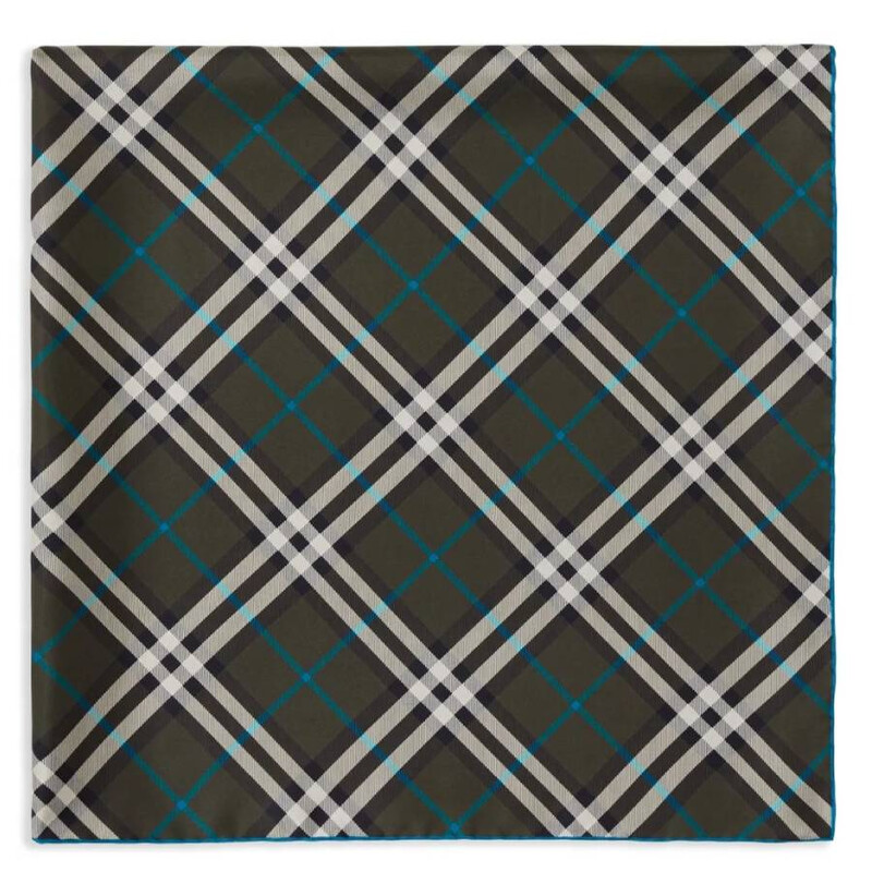 Burberry Check Silk Square Scarf 8090752 5045706560460 - Jomashop