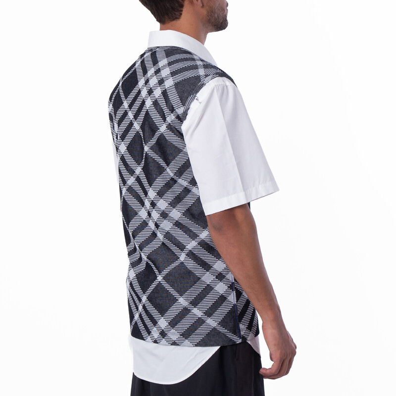 BURBERRY LONDONチェック柄 タンクトップ Mサイズ Burberry Check Stretch Cotton Blend Tank Top, Size Small 8088092