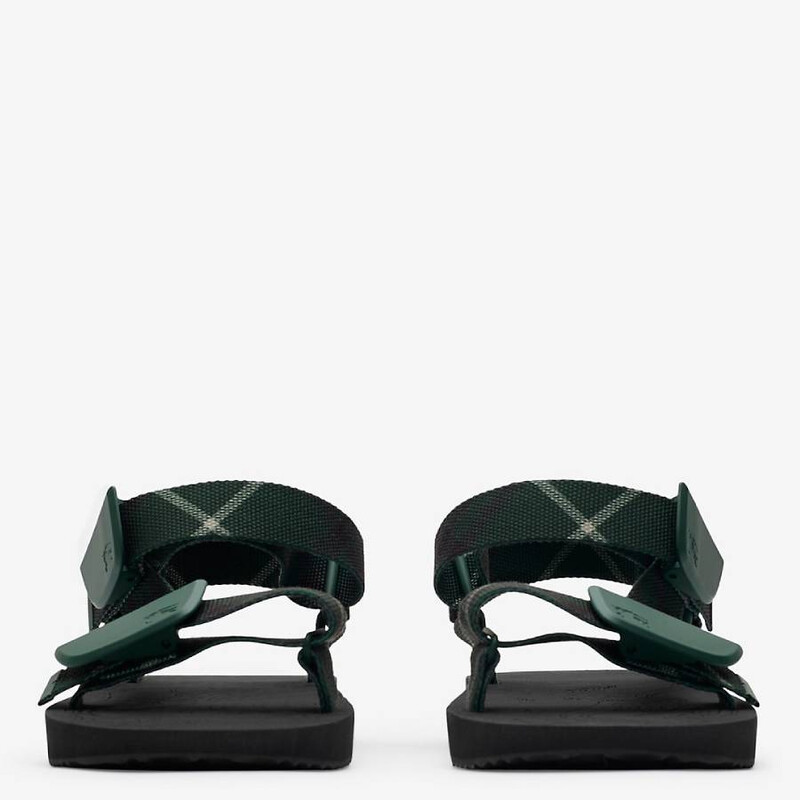 Burberry Check Trek Sandals, Brand Size 41 ( US Size 8  display picture 1