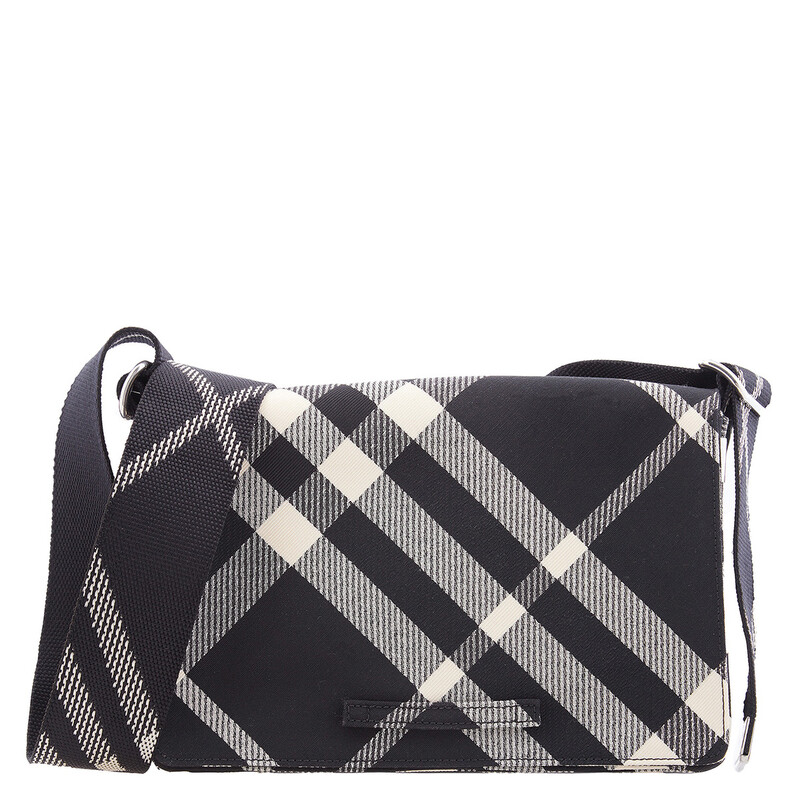 Burberry Check Trench Cotton-Blend Crossbody Bag 8095015