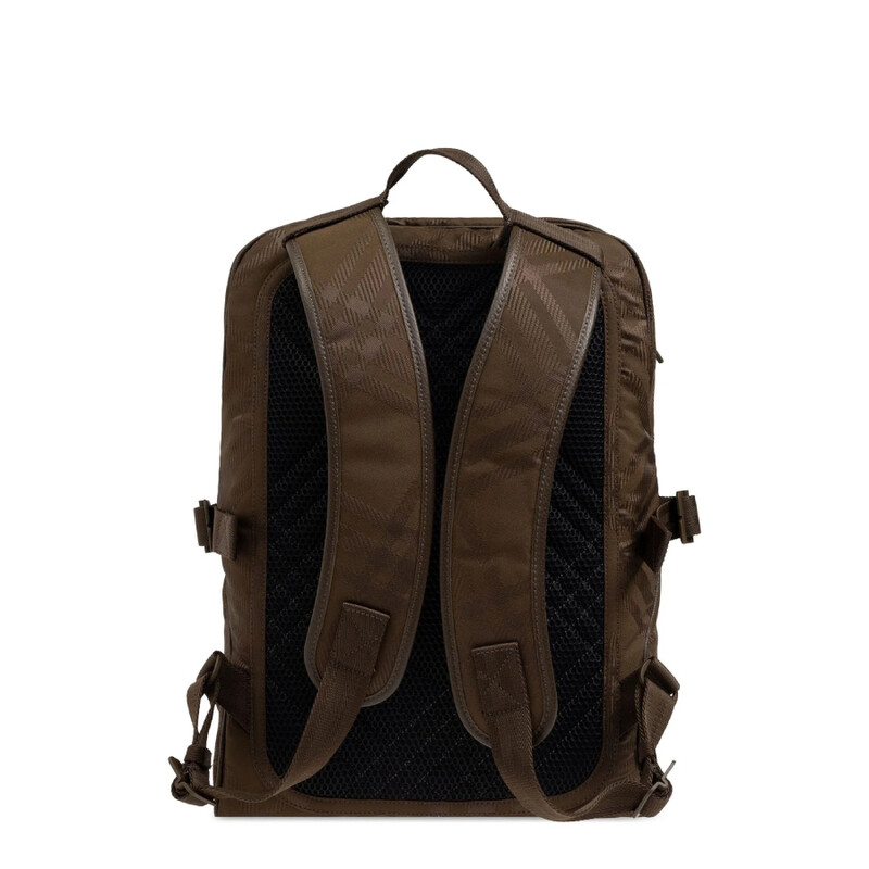 Burberry Checked Jacquard Zipped-Up Backpack 8095880 5045707477095