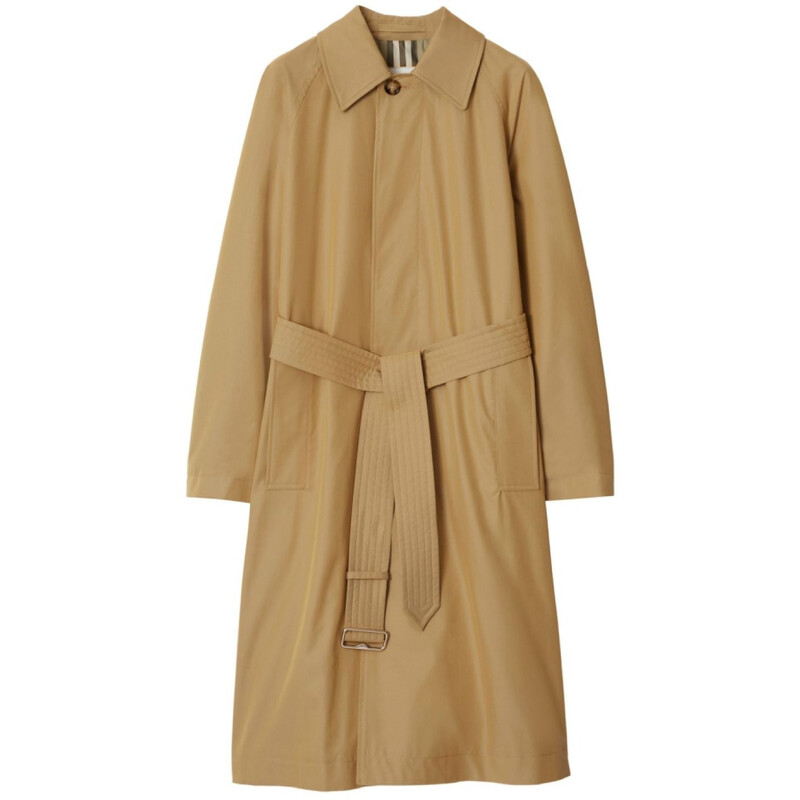 Burberry Classic Collar Belted Waist Trench Coat, Brand Size 12