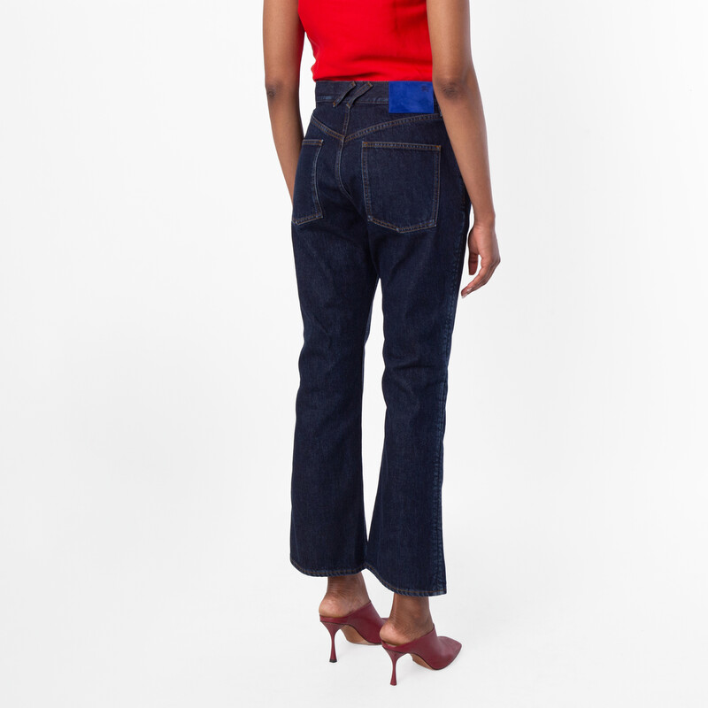 Burberry Classic Denim Flare Jeans, Waist Size 27
