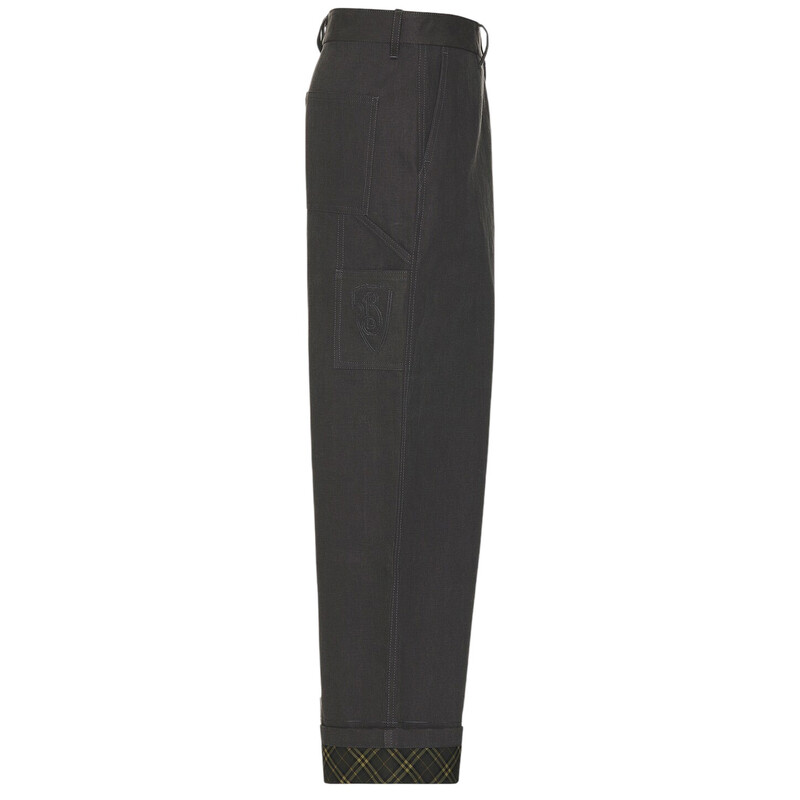 Burberry Cotton Carpenter Cotton Canvas Trousers, Brand Size 46