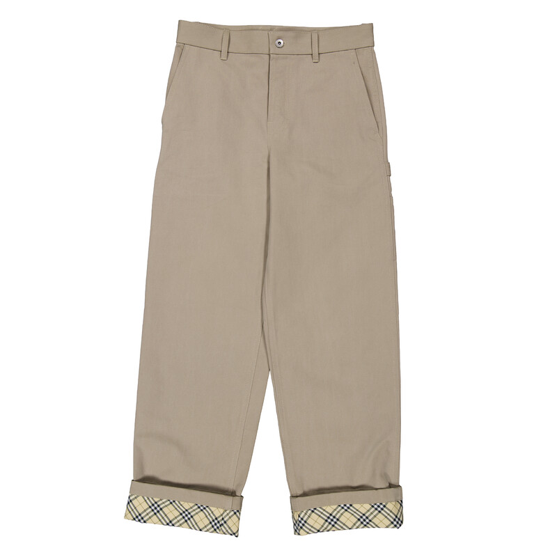 Burberry Cotton Carpenter Trousers, Brand Size 44 (Waist Size 29.5