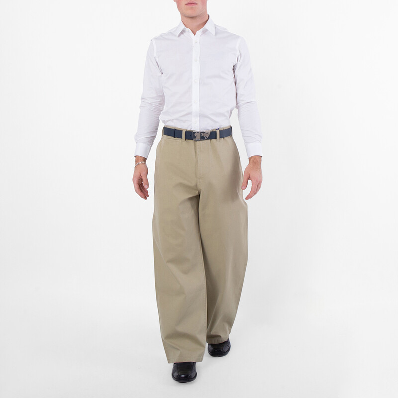 Burberry Cotton Wide-Leg Trousers, Size X-Small 8080649 - Clothing