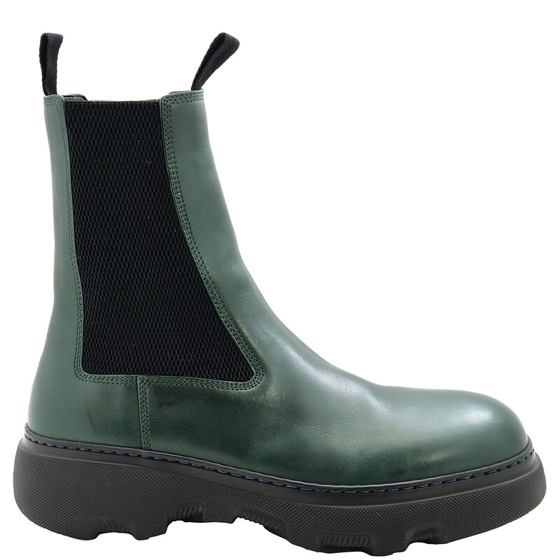 Burberry Creeper Leather Chelsea Boots, Brand Size 41 ( US Size 8