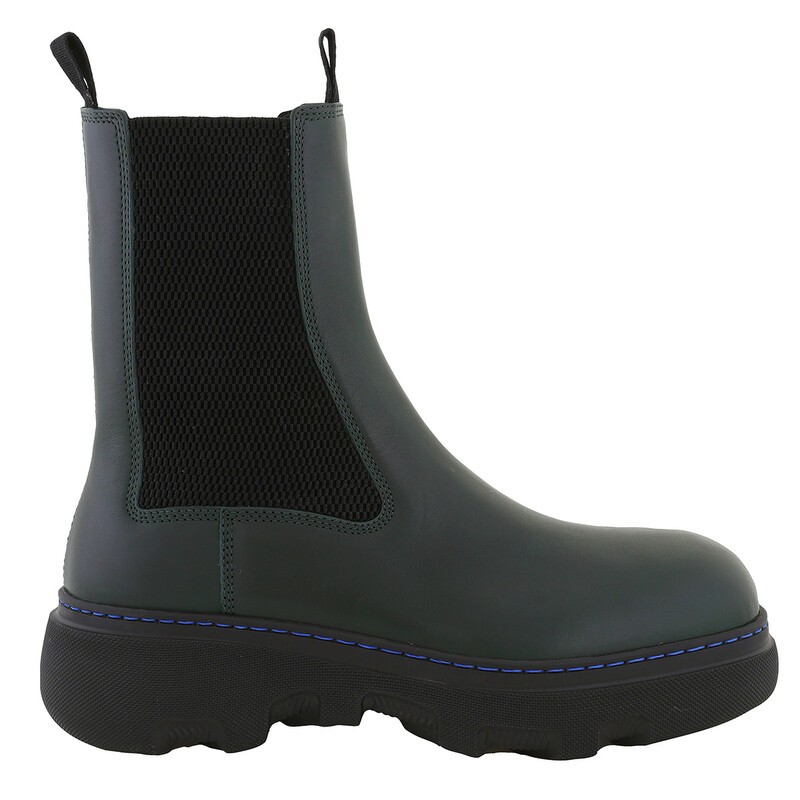 Burberry Creeper Leather Chelsea Boots, Brand Size 35 ( US Size 5