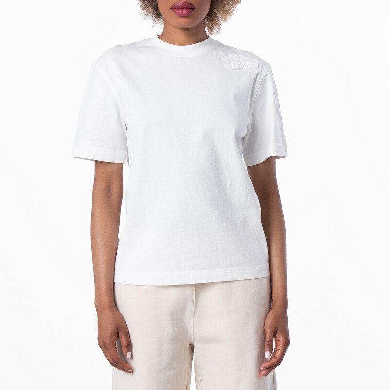 Burberry Crew-Neck Cotton Jersey T-Shirt, Size Small 8084966