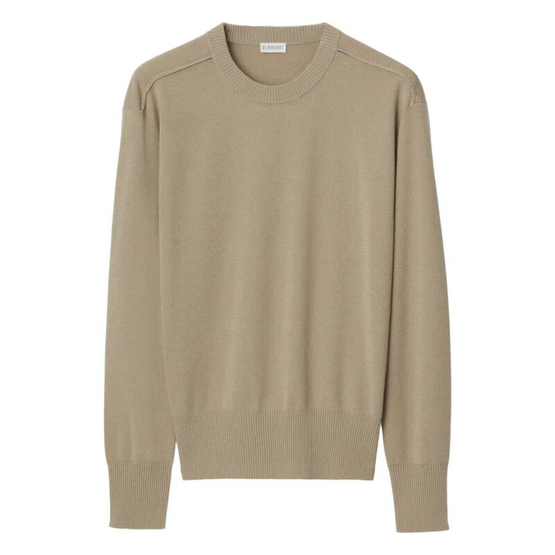 Burberry Crewneck Wool Jumper, Size Large 8077560 - Clothing
