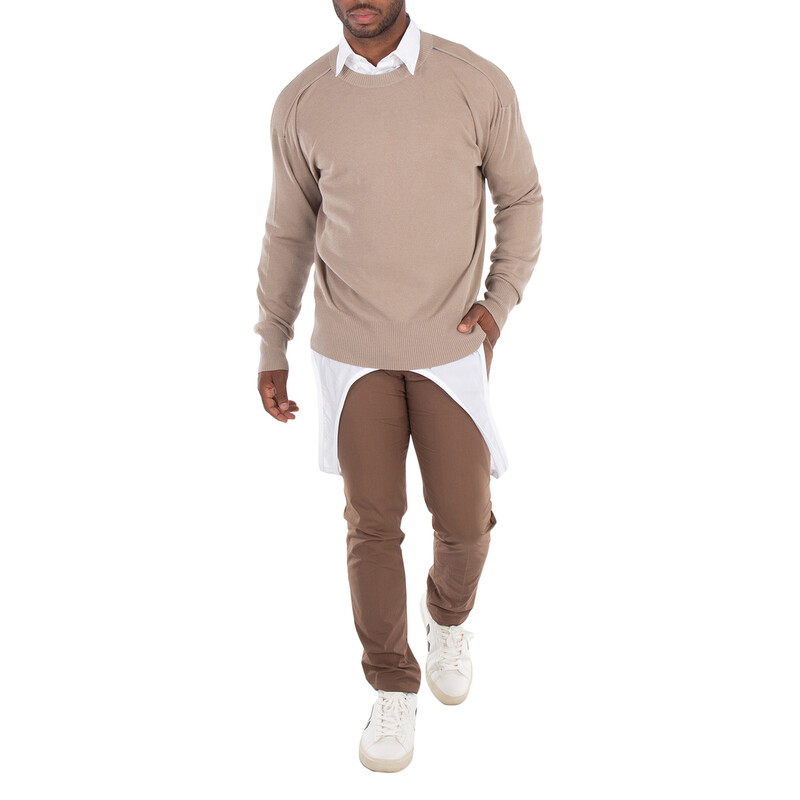 Burberry Crewneck Wool Jumper, Size Large 8077560 - Clothing
