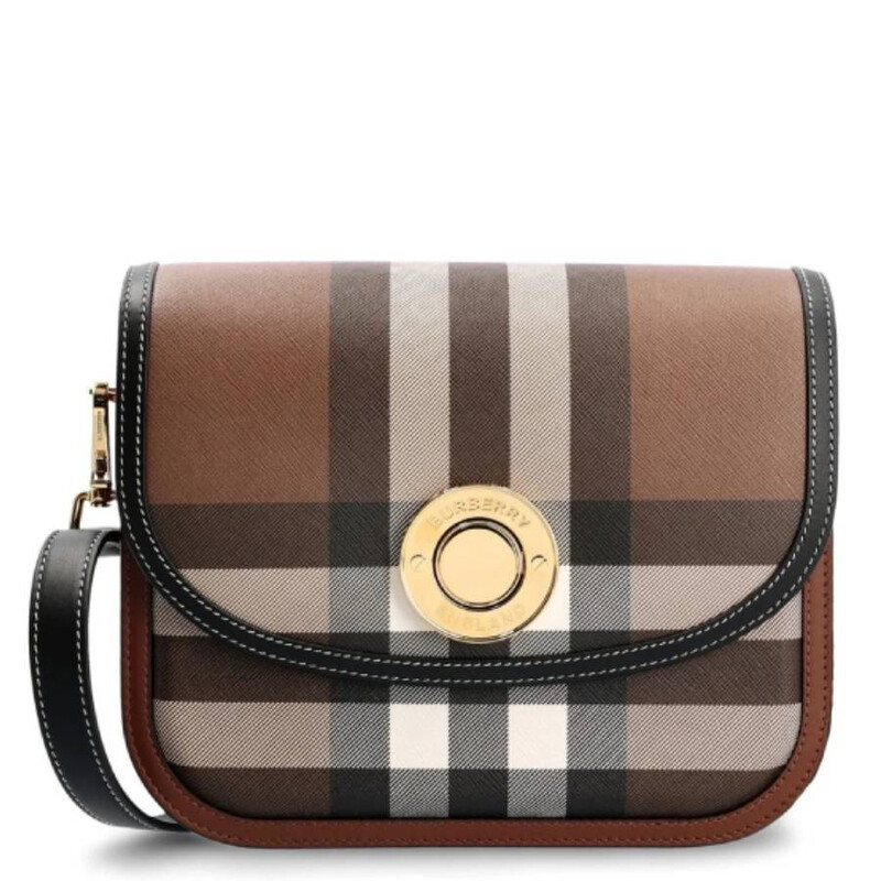 バッグ Burberry Burberry Mackford Check and Crossbody Bag - Overstock - 42763415