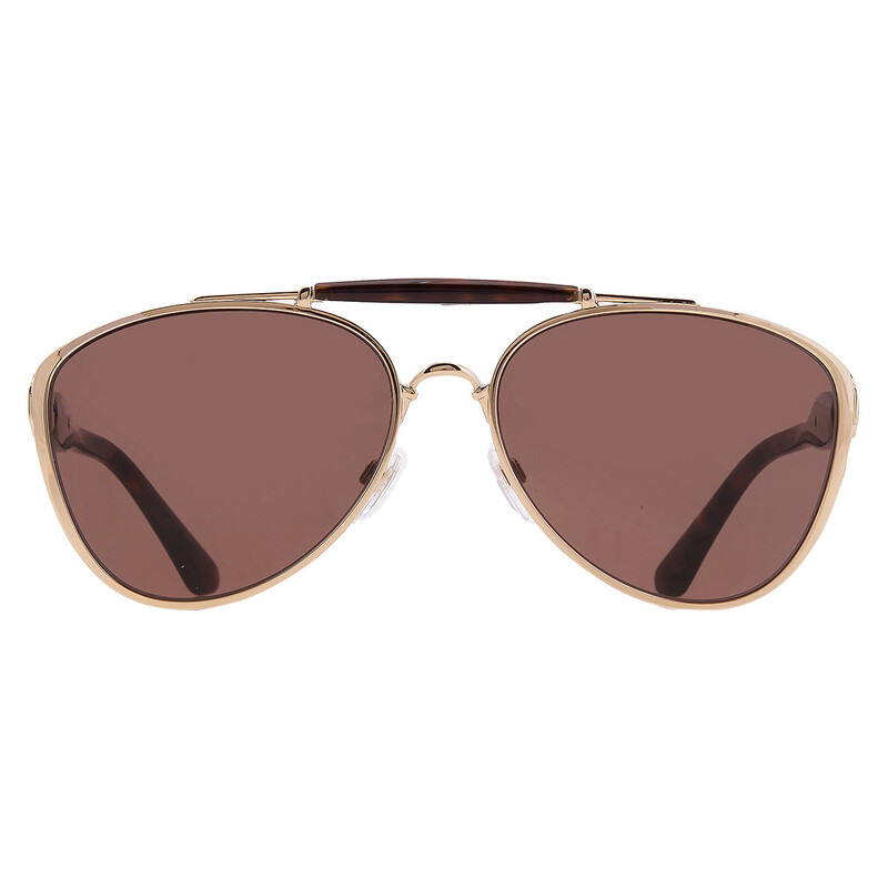 Burberry Dark Brown Pilot Men's Sunglasses BE3160 110973 61