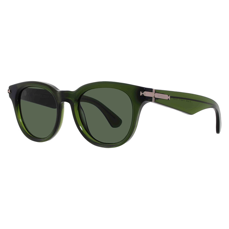 Burberry Dark Green Oval Men's Sunglasses BE4439 414871 51