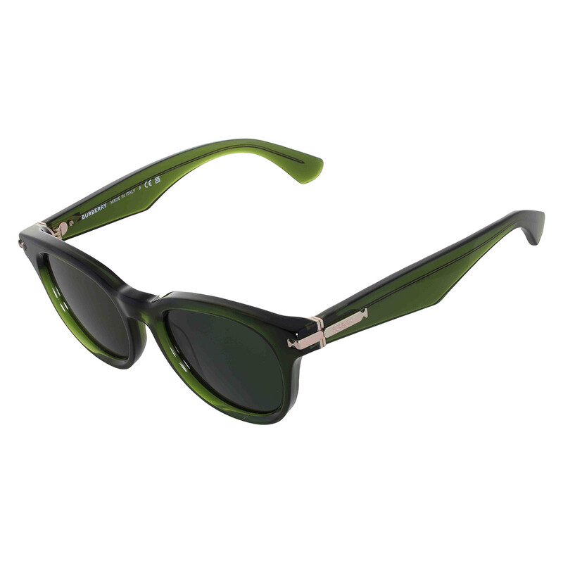 Burberry Dark Green Oval Men's Sunglasses BE4439 414871 51