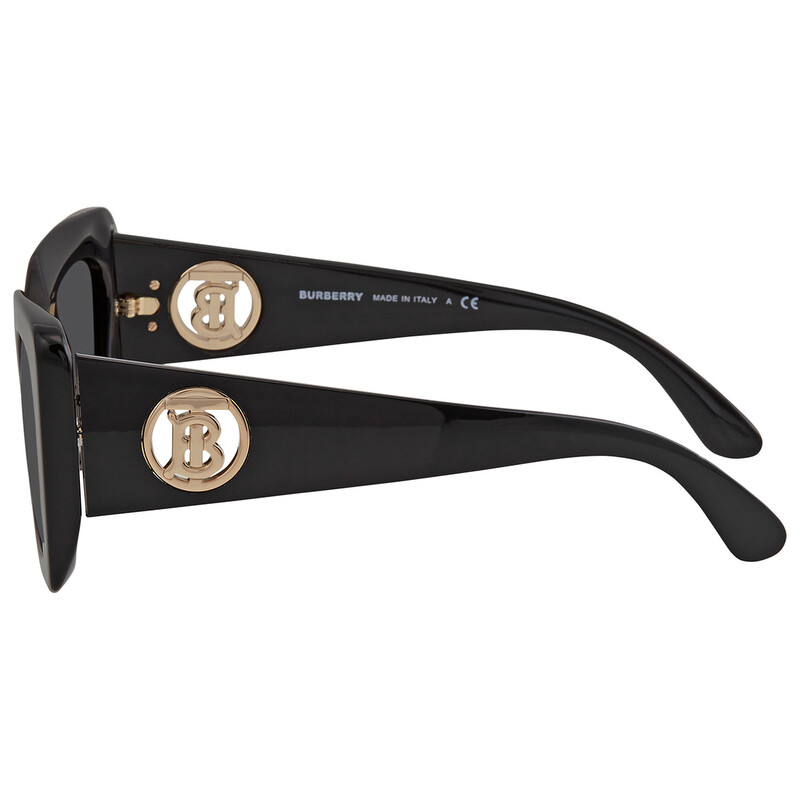 【美品】BURBERRY ブラック キャットアイ サングラス Burberry Black Cat-Eye Sunglasses Burberry