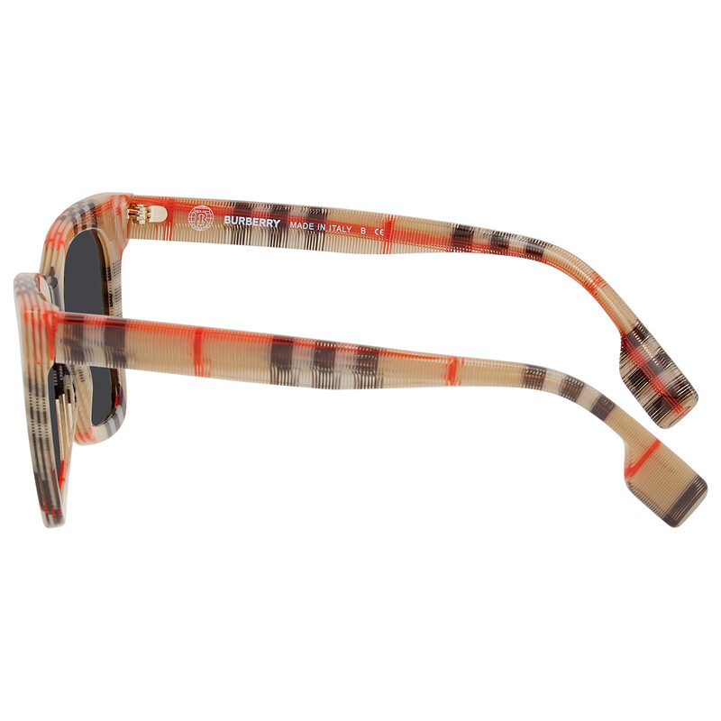 Burberry Elsa Dark Grey Cat Eye Ladies Sunglasses BE4346 394487 53