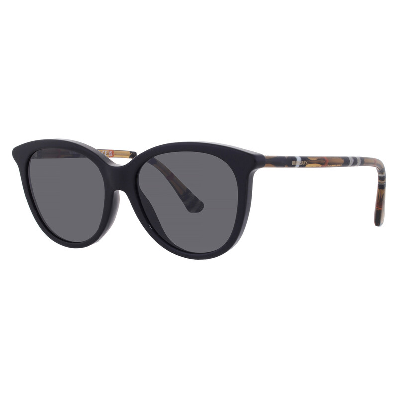 Burberry Dark Grey Phantos Ladies Sunglasses BE4455 416187 55