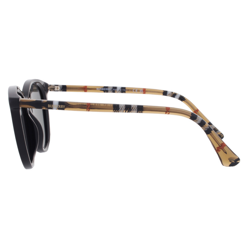 Burberry Dark Grey Phantos Ladies Sunglasses BE4455 416187 55