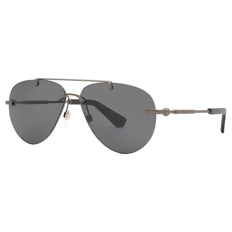 Burberry Dark Grey Pilot Ladies Sunglasses BE3151 131687 60 