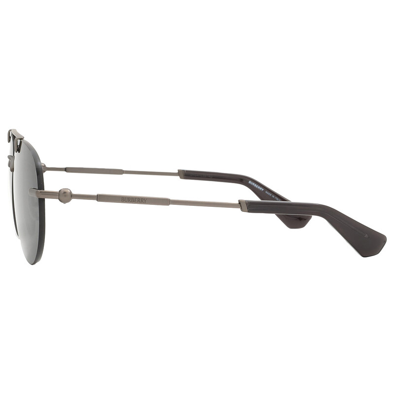 Burberry Dark Grey Pilot Ladies Sunglasses BE3151 131687 60