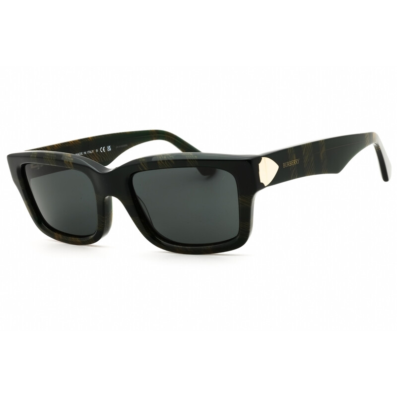 Burberry Dark Grey Rectangular Men's Sunglasses BE4443 412587 55