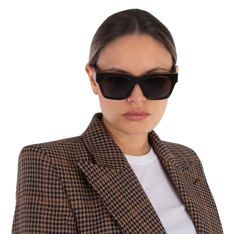 Burberry Dark Grey Square Ladies Sunglasses BE4424 411687 52  display picture 3