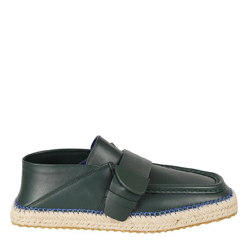 Burberry Deck Low Top Leather Espadrilles, Brand Size 39 ( US Size
