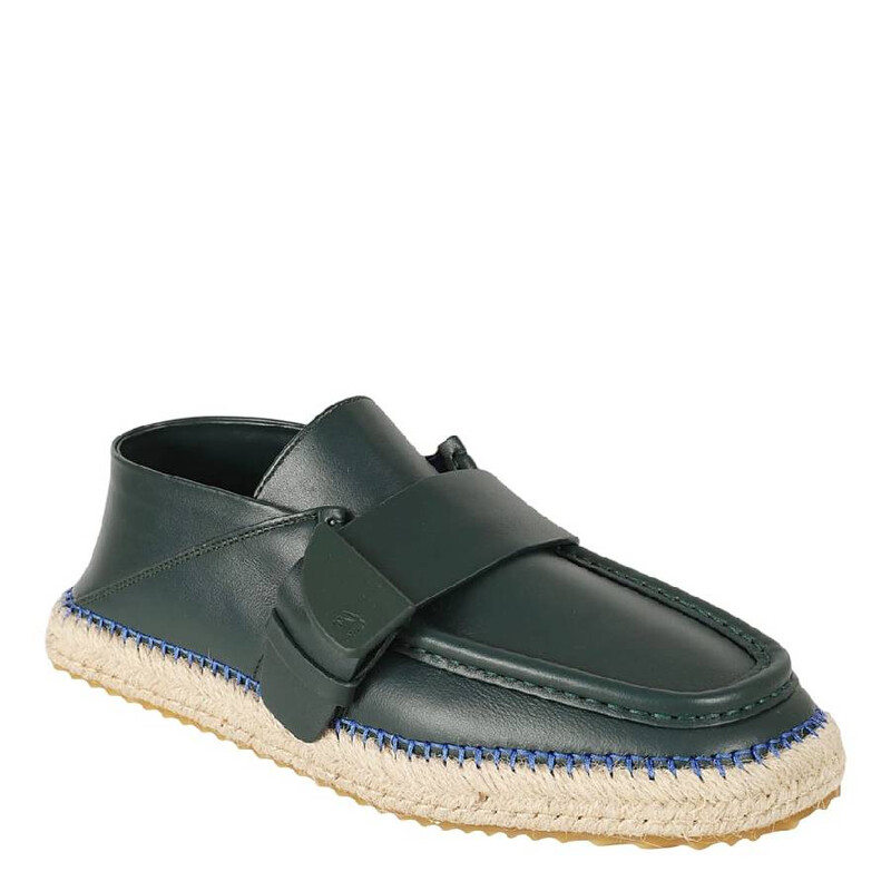 Burberry Deck Low Top Leather Espadrilles, Brand Size 39 ( US Size