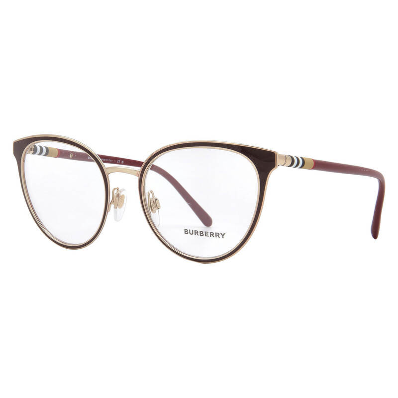 Burberry Demo Cat Eye Ladies Eyeglasses BE1324 1265 52