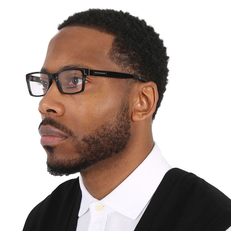 Burberry Demo Rectangular Men's Eyeglasses BE2108 3001 54