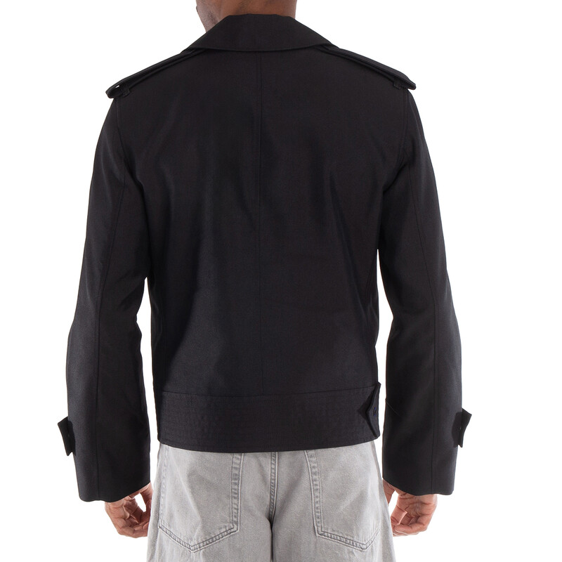 Burberry Double-Breasted Long Sleeved Jacket, Brand Size 50 (US