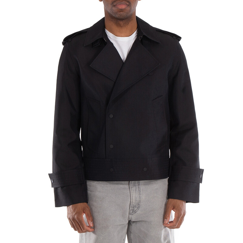 Burberry Double-Breasted Long Sleeved Jacket, Brand Size 50 (US