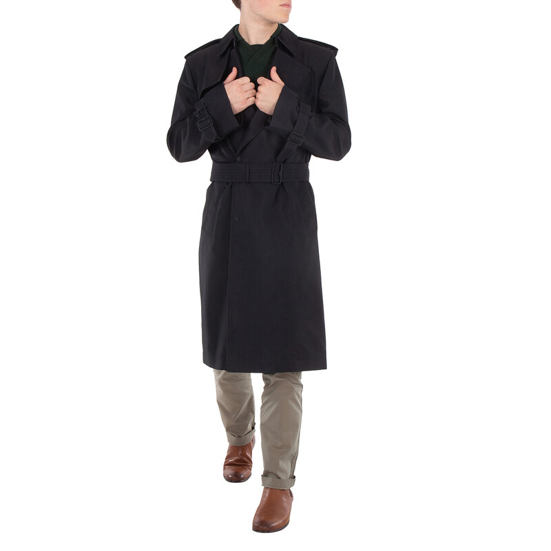 Burberry Double-Breasted Silk-Blend Trench Coat, Brand Size 50 (US